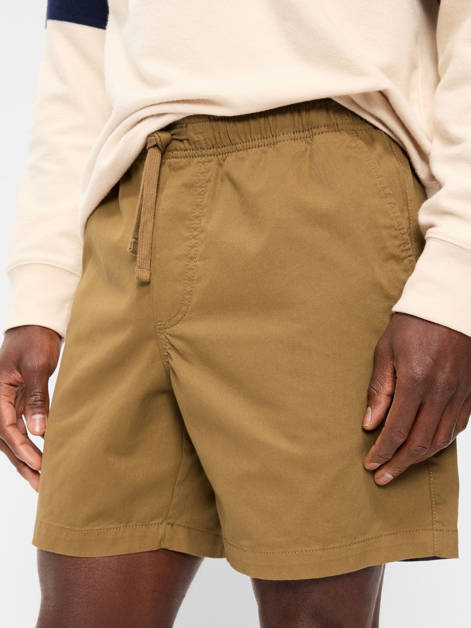 Twill Jogger Shorts - 7-inch inseam