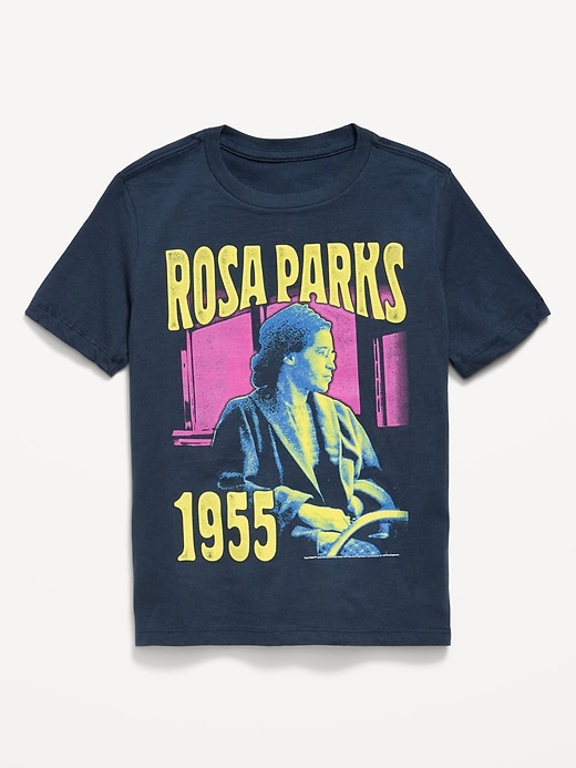Image number 1 showing, Rosa Parks™ Gender-Neutral Graphic T-Shirt for Kids