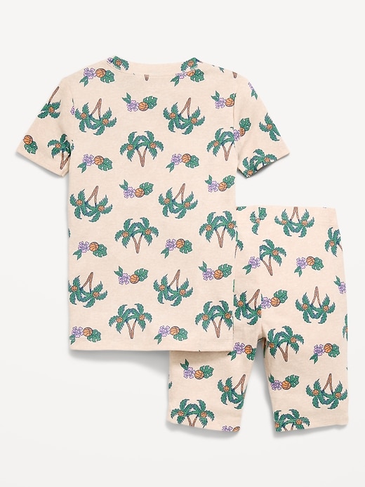 Image number 2 showing, Gender-Neutral Snug-Fit Graphic Pajama Set for Kids