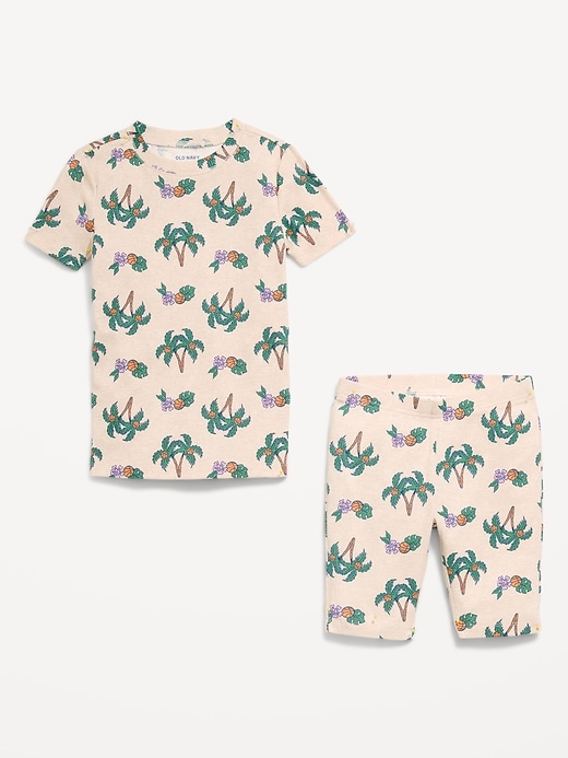 Image number 3 showing, Gender-Neutral Snug-Fit Graphic Pajama Set for Kids