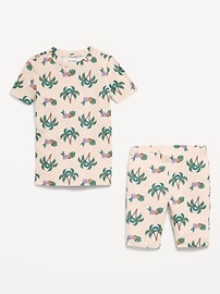 Image number 3 showing, Gender-Neutral Snug-Fit Graphic Pajama Set for Kids