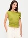 Slit-Neck Ruched Top - image 2
