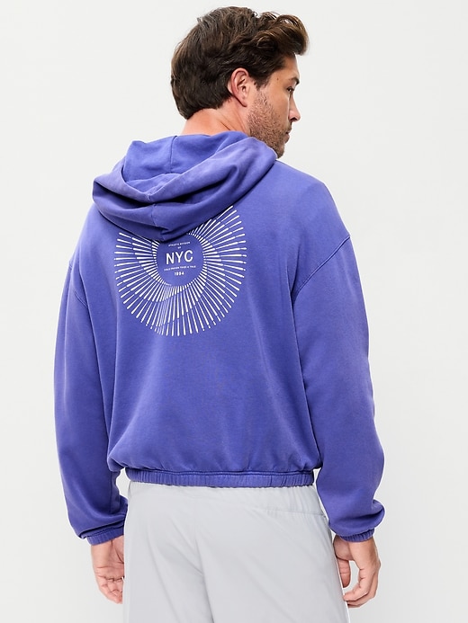 Image number 2 showing, Oversized Washed Cropped Hoodie