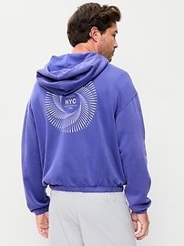 Image number 2 showing, Oversized Washed Cropped Hoodie