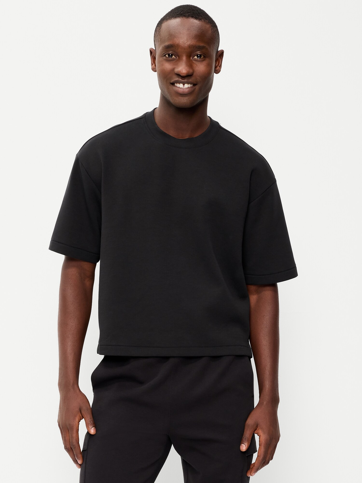 Мужская футболка Old Navy Dynamic Fleece, цвет: Чёрный