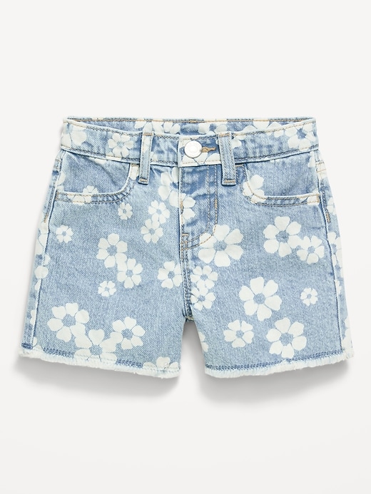 Image number 1 showing, Ripped Frayed-Hem Jean Shorts for Toddler Girls