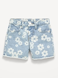 Image number 1 showing, Ripped Frayed-Hem Jean Shorts for Toddler Girls