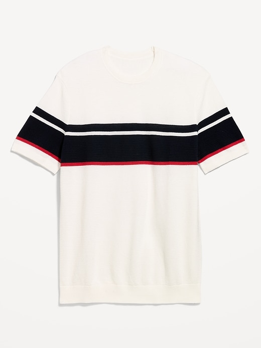 Image number 3 showing, Relaxed Color-Block Sweater T-Shirt