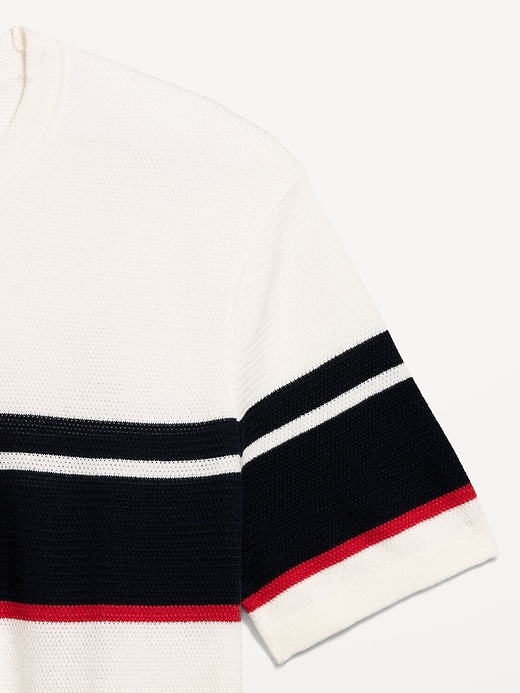 Image number 4 showing, Relaxed Color-Block Sweater T-Shirt