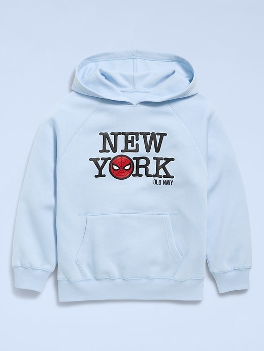 Image number 2 showing, Old Navy x Marvel Spider-Man Oversized Pullover Hoodie for Boys