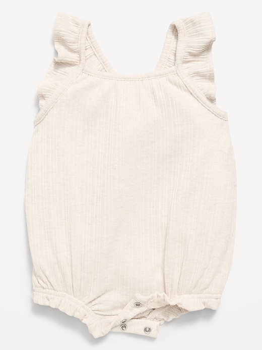 Image number 2 showing, Sleeveless Ruffle-Trim Romper for Baby