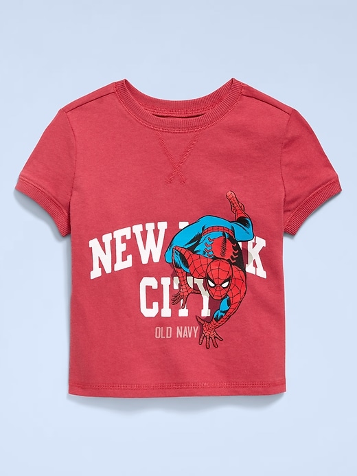 Image number 2 showing, Old Navy x Marvel Spider-Man Graphic Ringer T-Shirt for Toddler Boys
