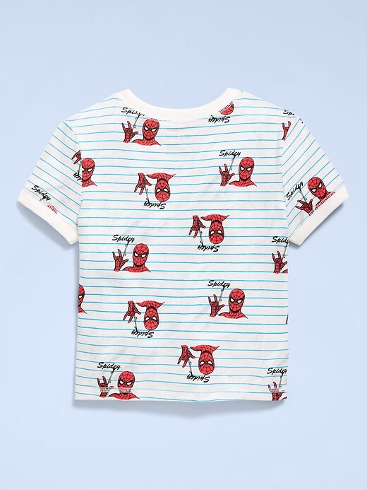 Image number 3 showing, Old Navy x Marvel Spider-Man Graphic Ringer T-Shirt for Toddler Boys