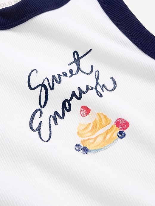 Image number 2 showing, Graphic Snug Crop Tank Top