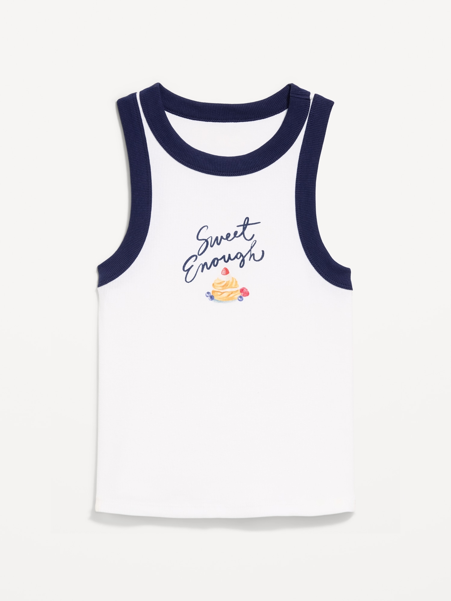 Graphic Snug Crop Tank Top