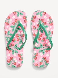 Image number 1 showing, Flip-Flop Sandals for Girls (Partially Plant-Based)