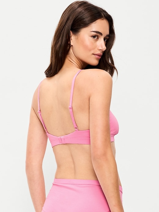 Image number 2 showing, Everyday Cotton Triangle Bralette