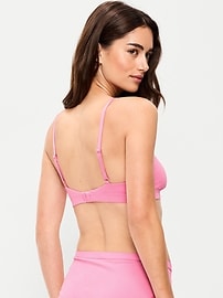 Image number 2 showing, Everyday Cotton Triangle Bralette