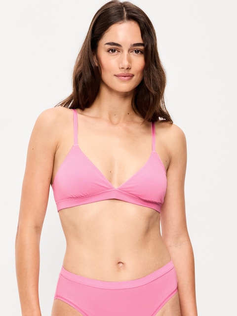 Everyday Cotton Triangle Bralette