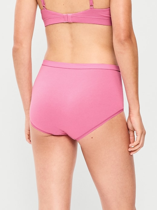 Image number 2 showing, High-Waisted Everyday Brief Cotton Underwear