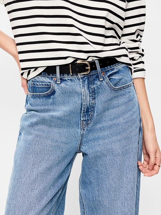 Image number 2 showing, Classic Faux-Leather Belt