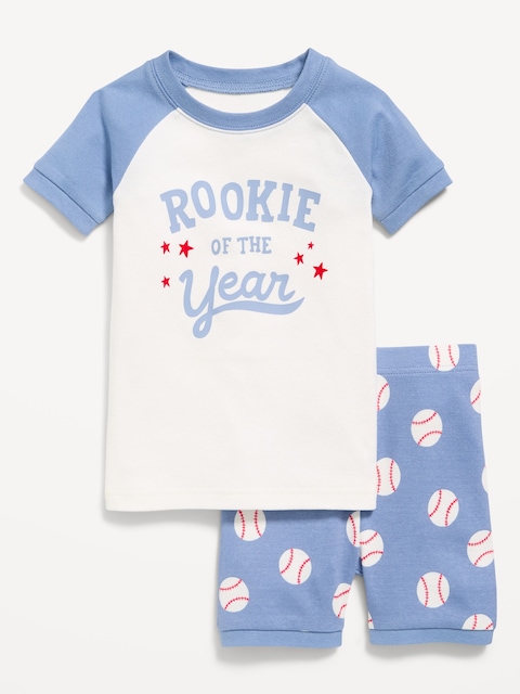 Unisex Snug-Fit Printed Pajama Set for Toddler & Baby