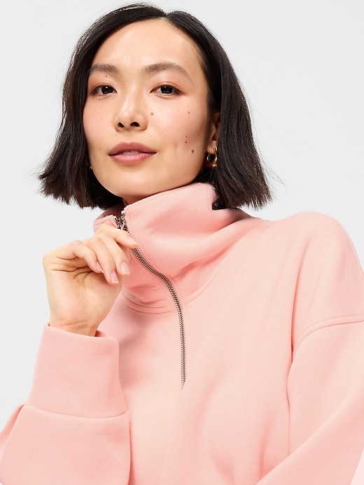 Image number 5 showing, Bounce Fleece Half-Zip Pullover Sweatshirt