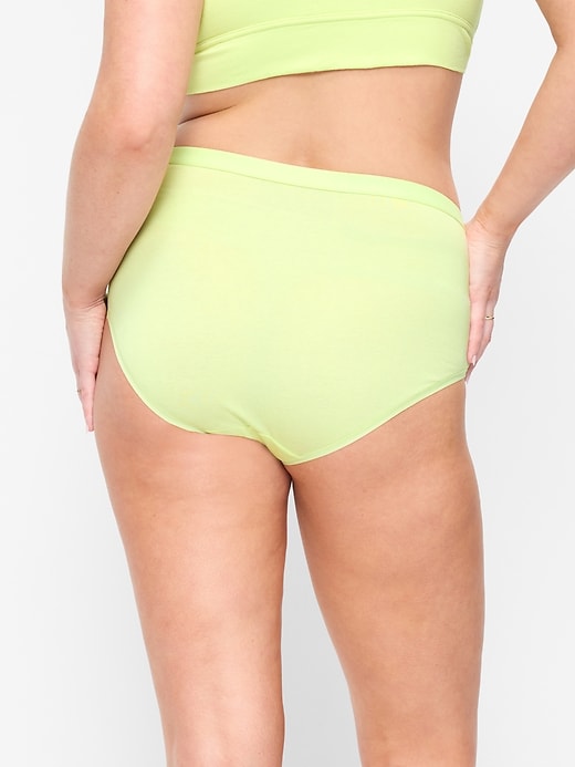 Image number 5 showing, High-Waisted Everyday Brief Cotton Underwear