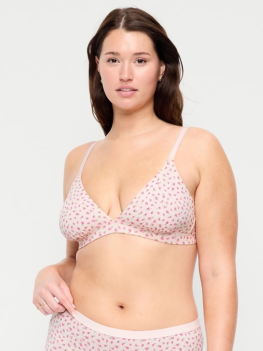 Image number 5 showing, Everyday Cotton Triangle Bralette