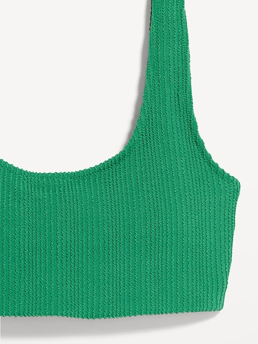 Image number 9 showing, Ribbed Scoop-Neck Swim Top