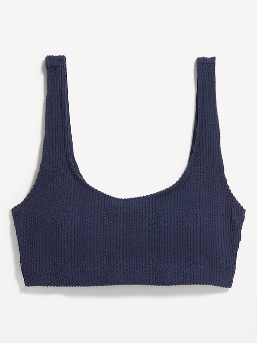 Image number 4 showing, Ribbed Scoop-Neck Swim Top