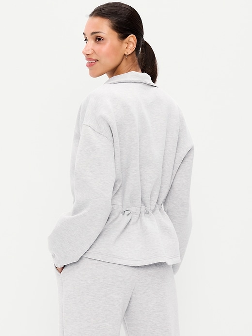 Image number 2 showing, Bounce Fleece Full-Zip Cinched Sweatshirt