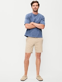 Slim Built-In Flex Rotation Chino Shorts -- 8-inch inseam
