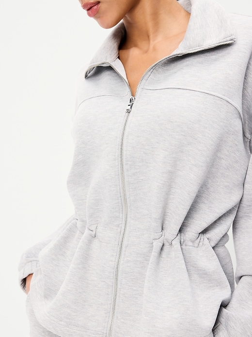 Image number 4 showing, Bounce Fleece Full-Zip Cinched Sweatshirt