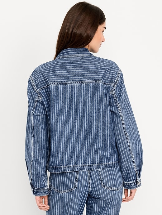 Image number 2 showing, Cropped Jean Chore Jacket