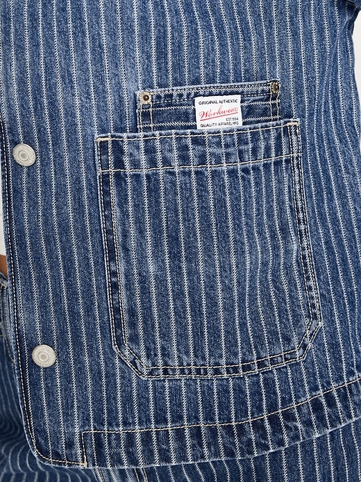 Image number 5 showing, Cropped Jean Chore Jacket