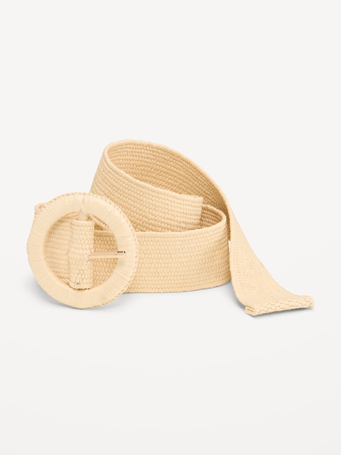 Raffia Belt