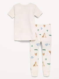Image number 2 showing, Printed Snug-Fit Pajama Set for Toddler & Baby