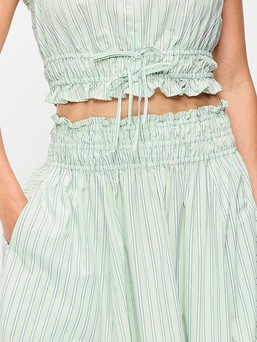 Image number 4 showing, Smocked-Waist Midi Skirt