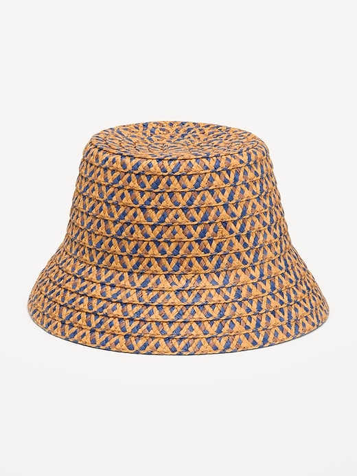 Image number 2 showing, Straw Bucket Hat for Women