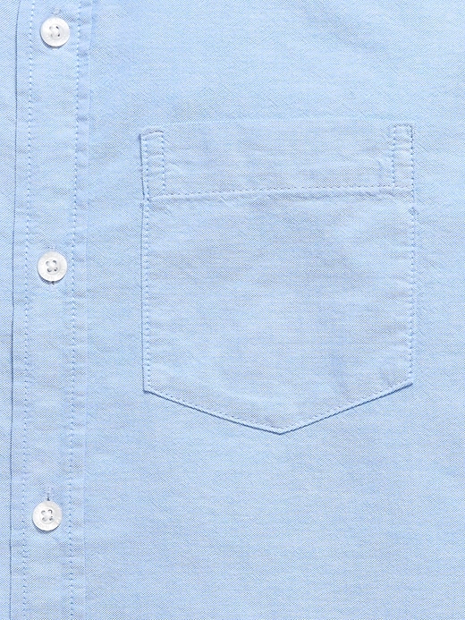 Image number 4 showing, Short-Sleeve Pocket Oxford Shirt for Boys