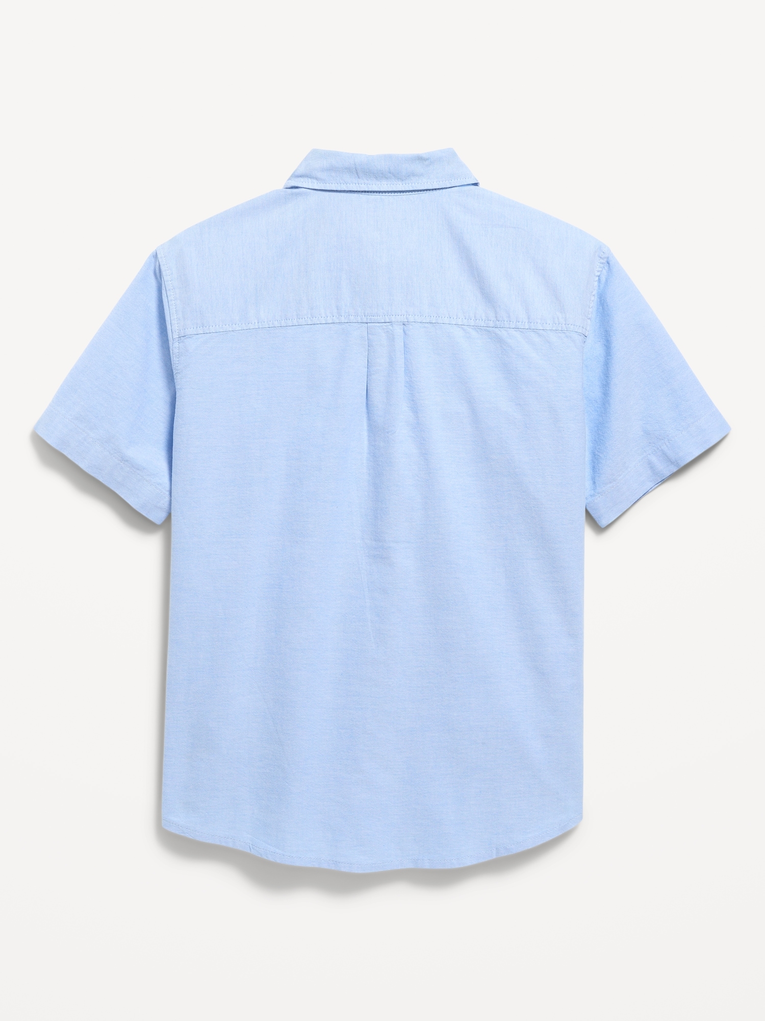 Рубашка Old Navy Short-Sleeve Pocket Oxford Shirt для мальчиков, цвет: Синий — фото 3