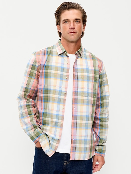 Image number 1 showing, Classic Fit Everyday Plaid Poplin Shirt