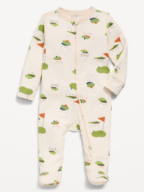 2-Way-Zip Sleep & Play Footed One-Piece for Baby