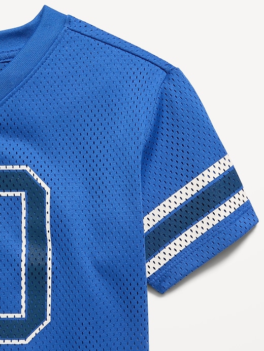 Image number 3 showing, Oversized Mesh Graphic Football T-Shirt for Toddler Boys