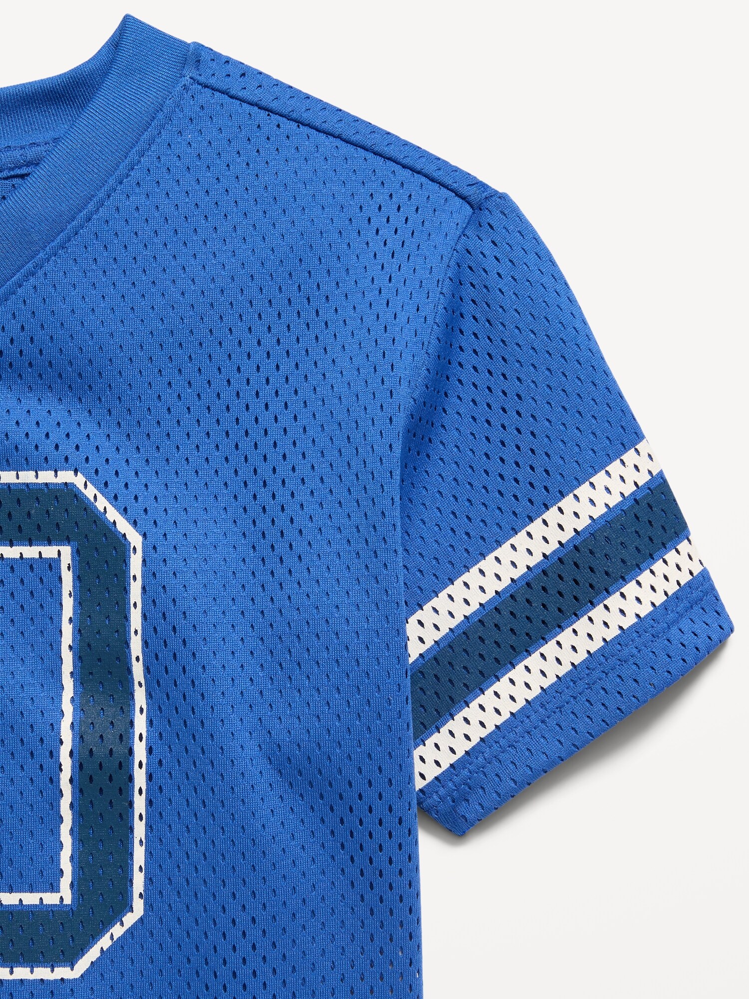Футболка Old Navy Oversized Mesh Graphic Football T-Shirt для мальчиков-малышей, цвет: Синий — фото 3