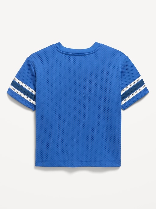 Image number 2 showing, Oversized Mesh Graphic Football T-Shirt for Toddler Boys