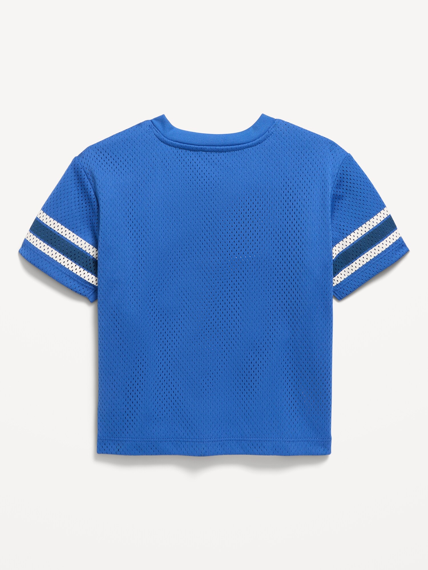 Футболка Old Navy Oversized Mesh Graphic Football T-Shirt для мальчиков-малышей, цвет: Синий — фото 2