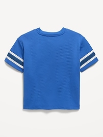 Image number 2 showing, Oversized Mesh Graphic Football T-Shirt for Toddler Boys