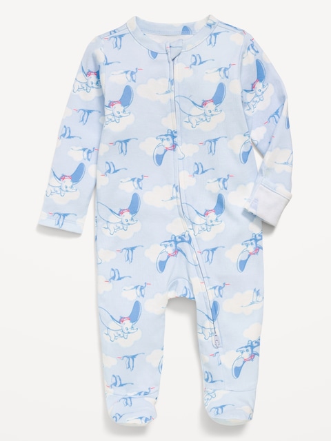 Disney© Dumbo 2-Way-Zip Sleep & Play Footed One-Piece for Baby